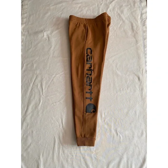 SOLD Carhartt Fleece Logo Sweatpants Size L - Picture 2 of 7